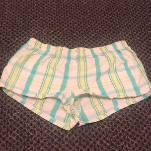 Aero green plaid boxer shorts size M